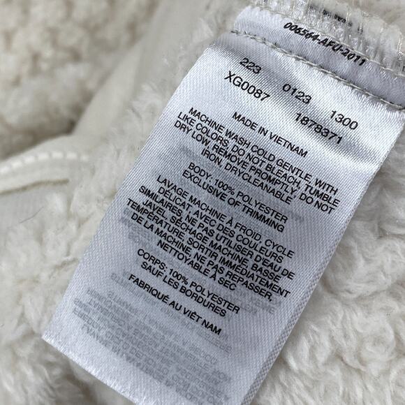 COLUMBIA Jacket Womens L 14 16 Bugaboo Fleece Interchange Full Zip Off White - Picture 9 of 12